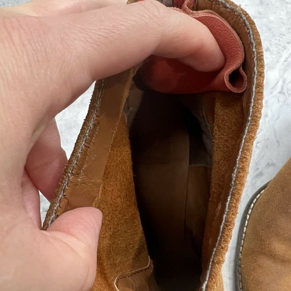 DV by Dolce Vita Womens Heel‎ Pointed Toe Booties Size 6 Camel Brown Suede - Picture 4 of 10